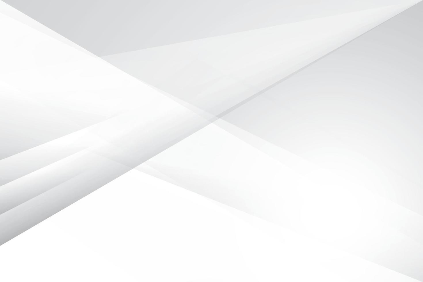 Abstract white and gray color, modern design background with geometric shape. Vector illustration.