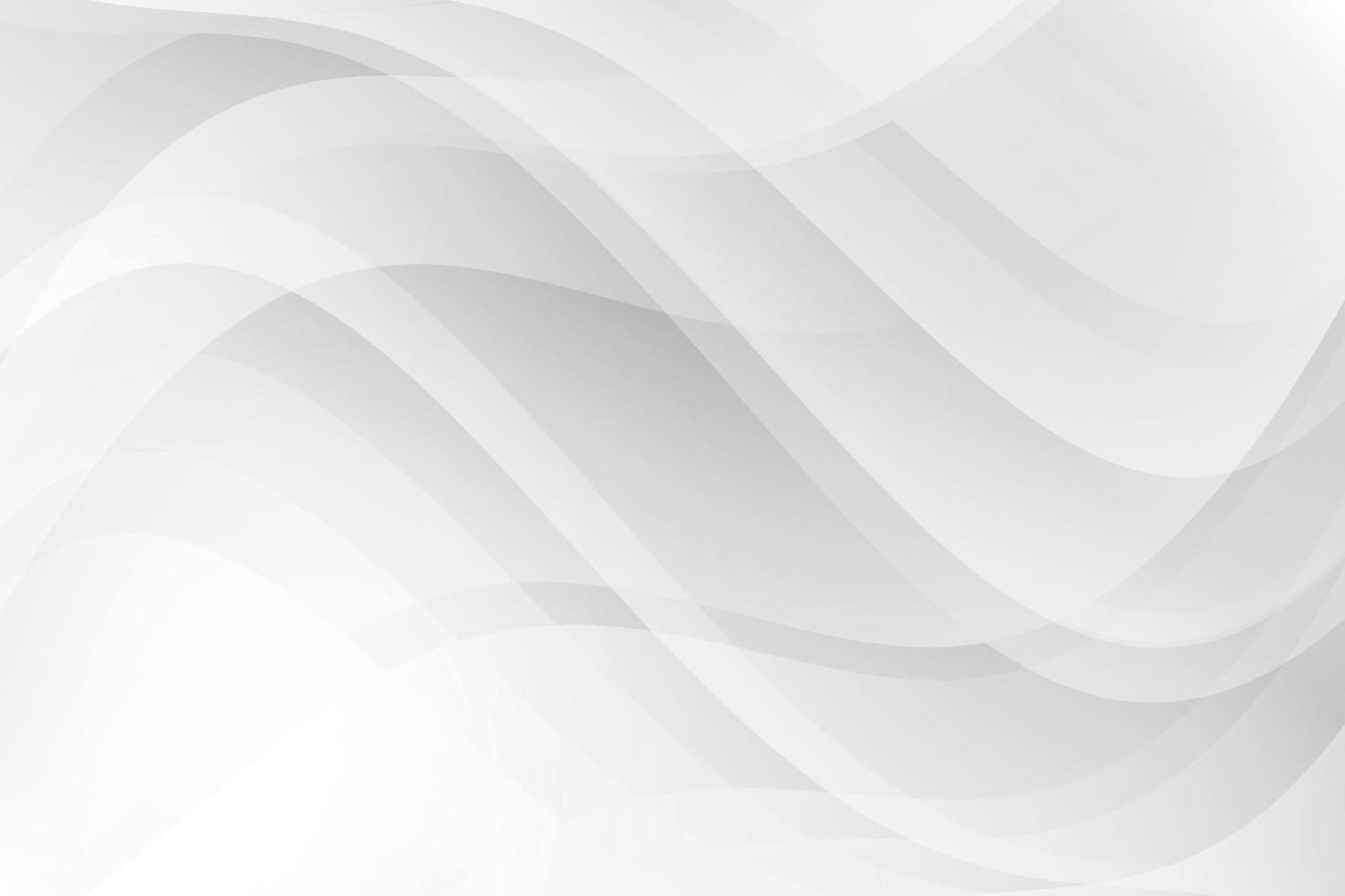 Abstract white and gray color, modern design background with geometric shape. Vector illustration.