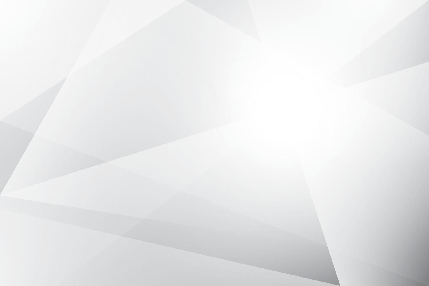 Abstract white and gray color, modern design background with geometric shape. Vector illustration.