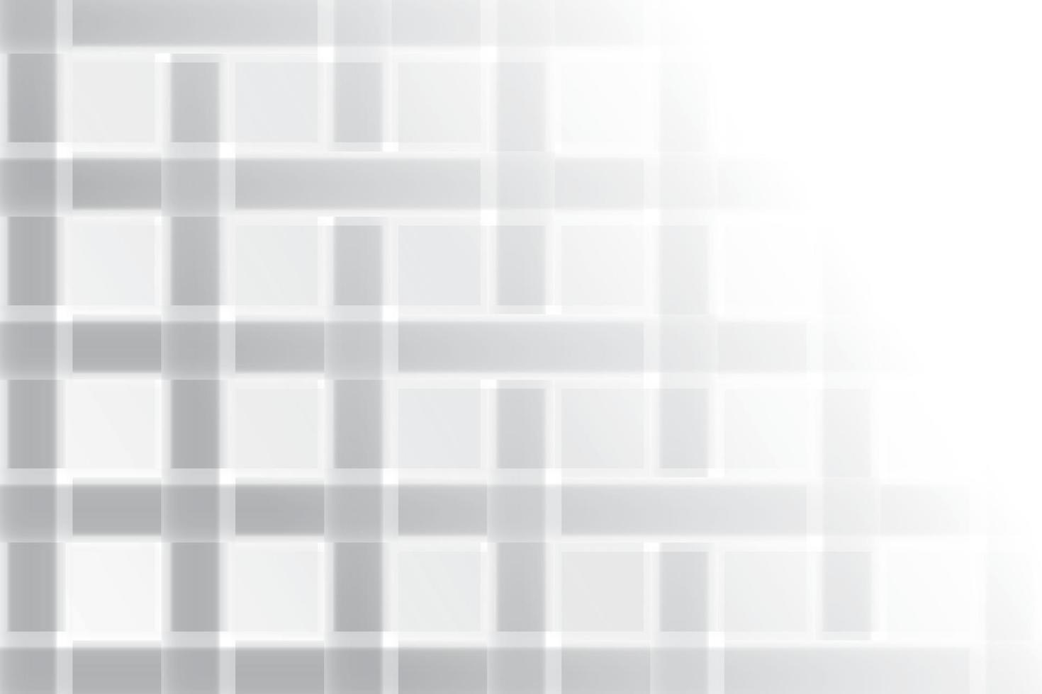 Abstract white and gray color, modern design background with geometric shape. Vector illustration.