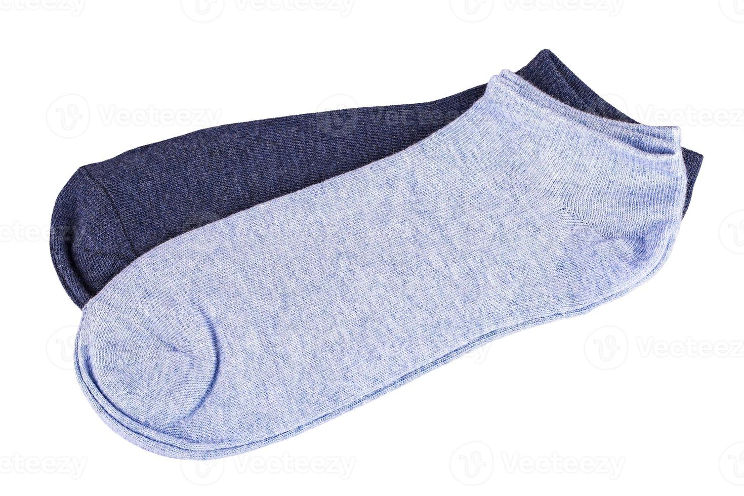 The sports socks isolated on white background photo