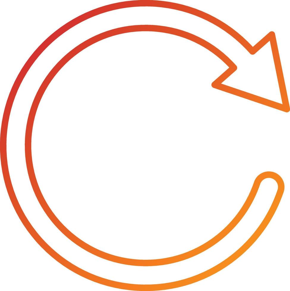 Redo Icon Style vector
