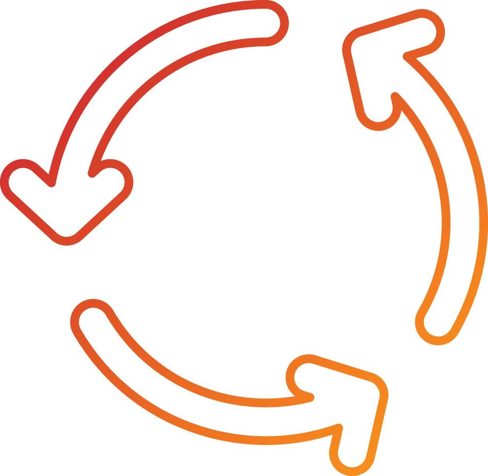 Refresh Icon Style vector