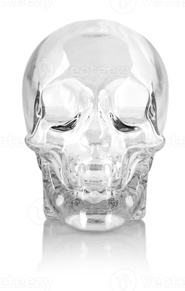 The crystal head skull isolated dicut with clipping path photo