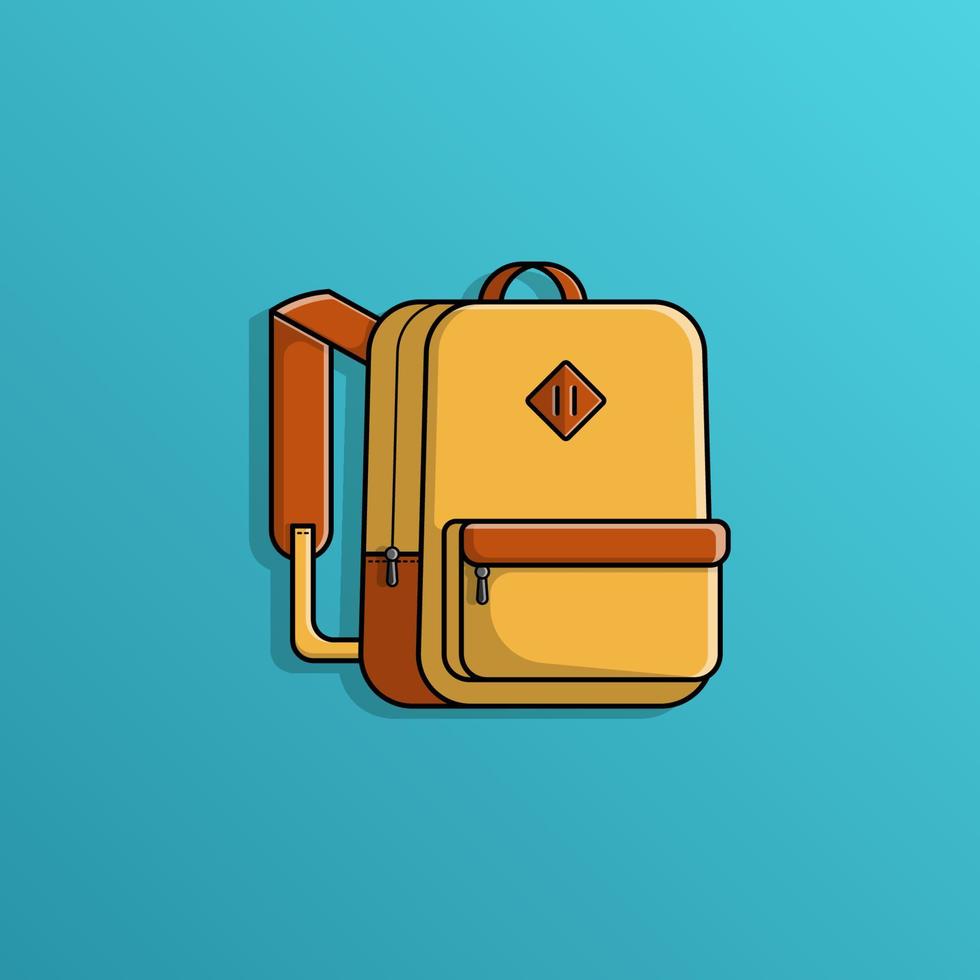 mochila de bolsa, ilustración vectorial eps.10 vector