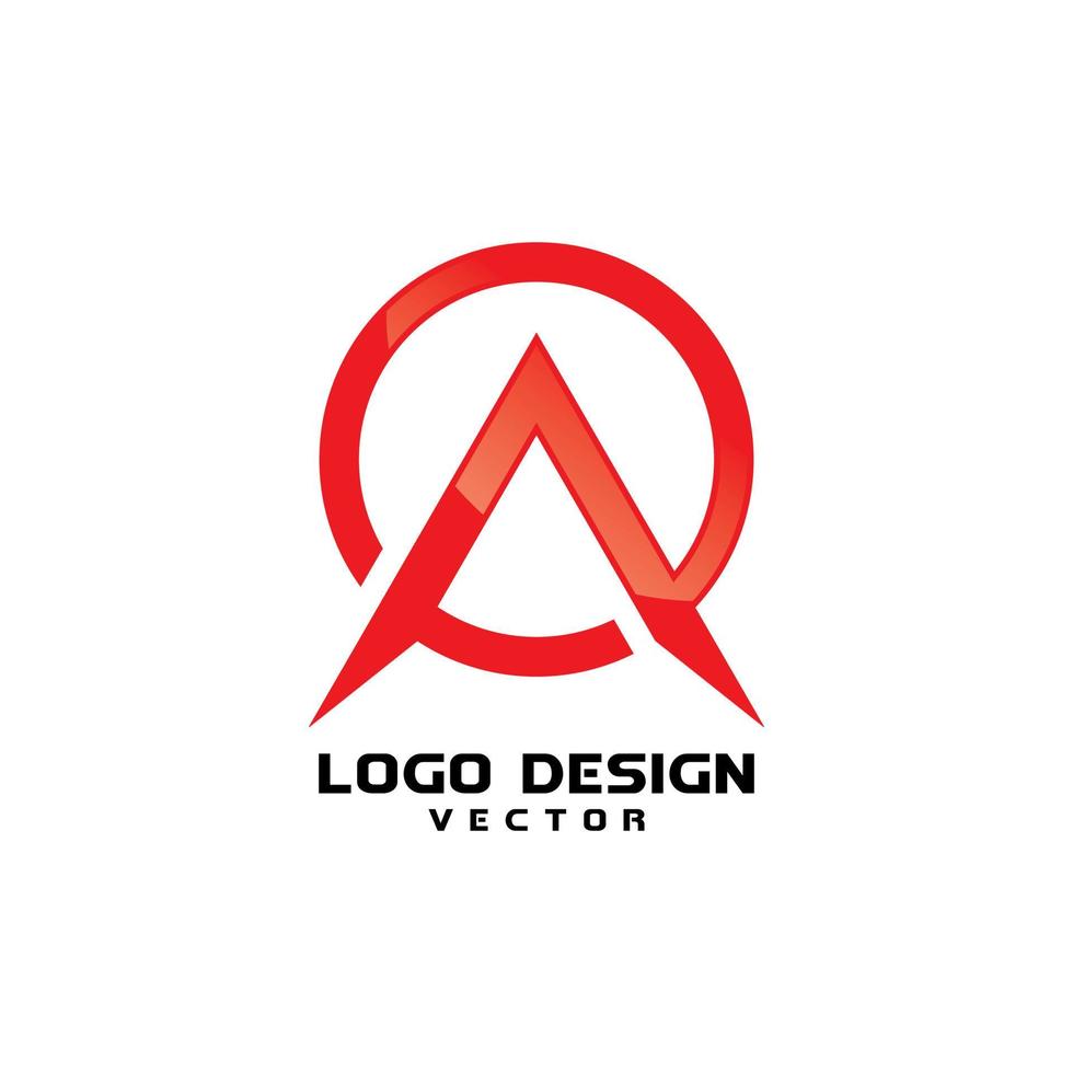 Abstract A Symbol Logo Template Vector