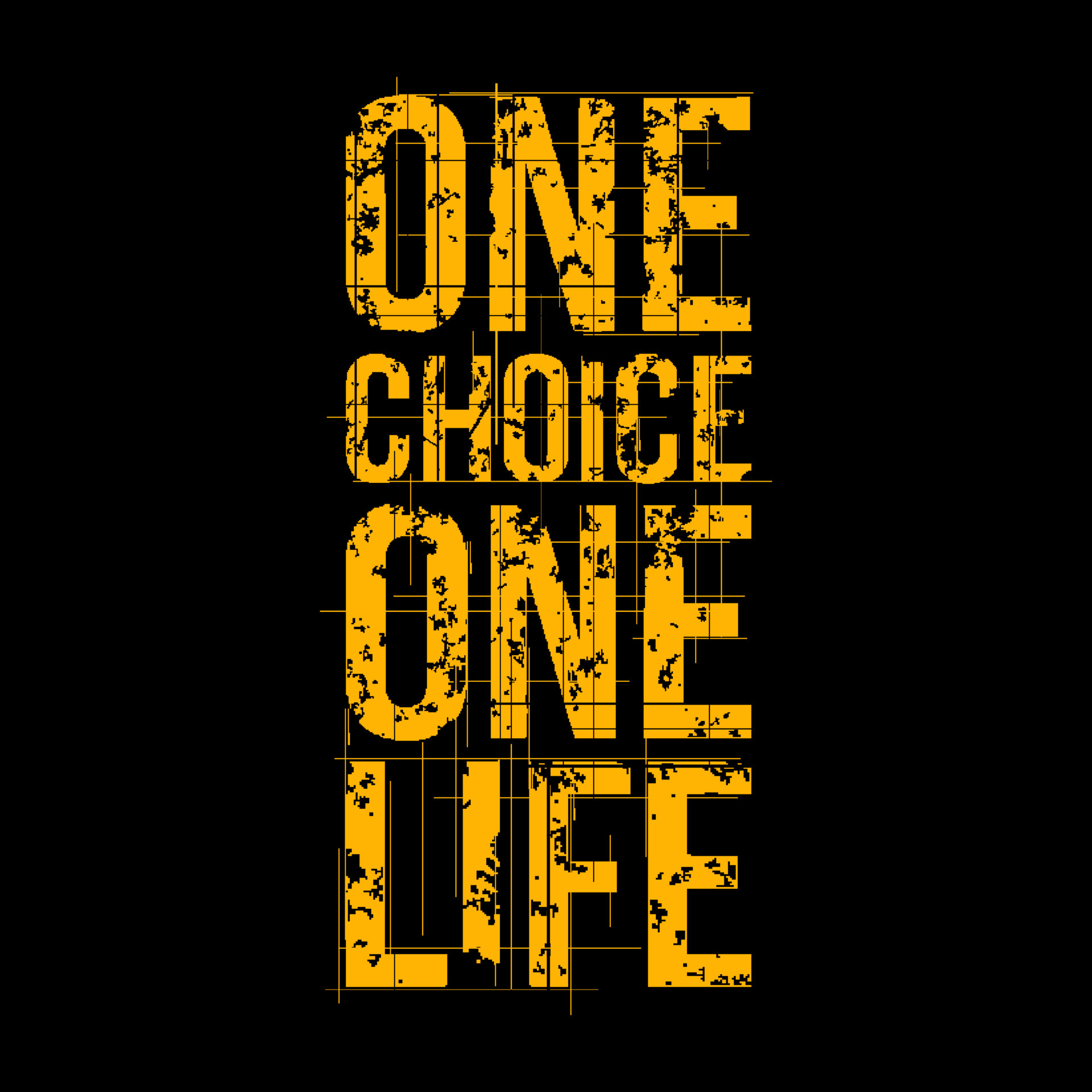 One Choice One Life T Shirt Design Vector 5736652 Vector Art at Vecteezy