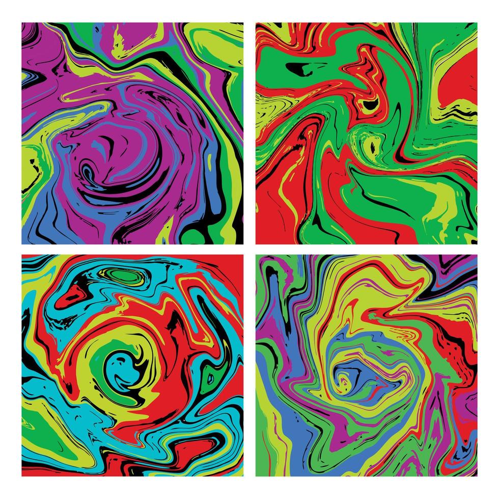 Abstract Colorful Paint Texture vector
