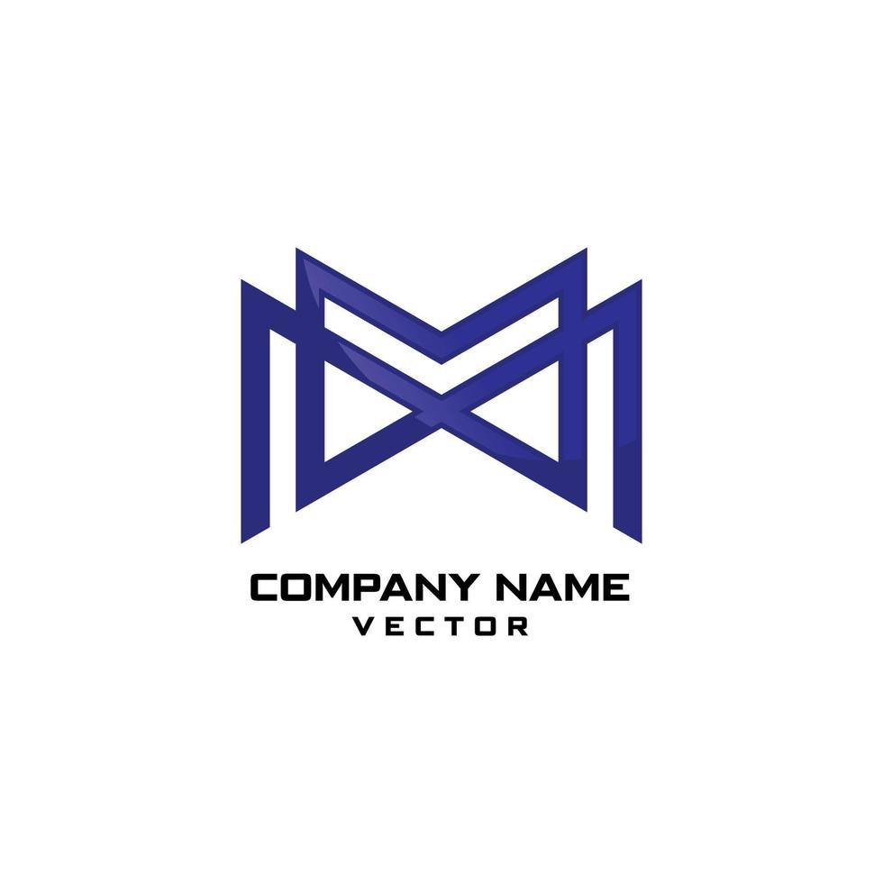 M letter Logo Template Vector