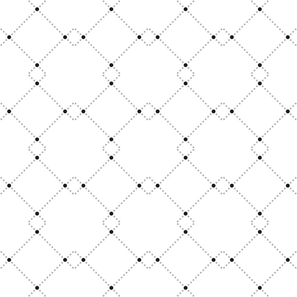 Vector seamless pattern, geometric abstract background of simple shapes, wallpaper