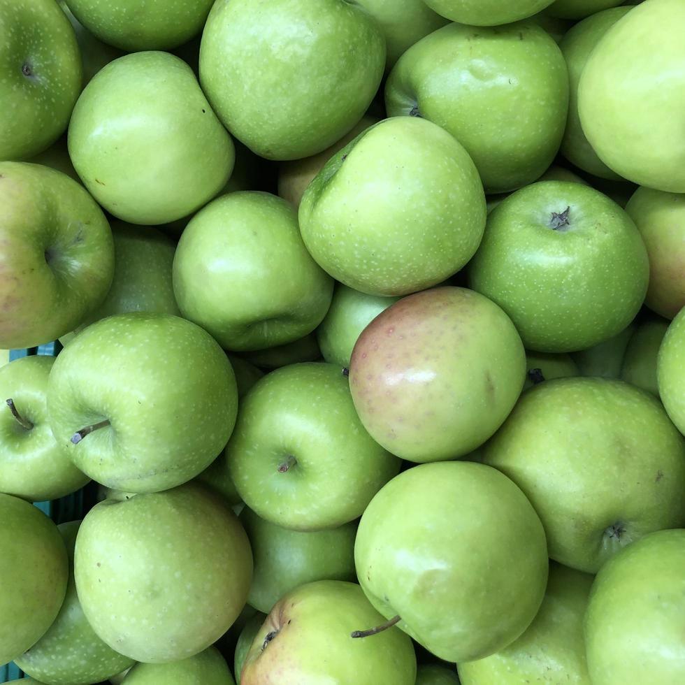 macro foto manzanas verdes rojas. stock photo fruta manzana fondo