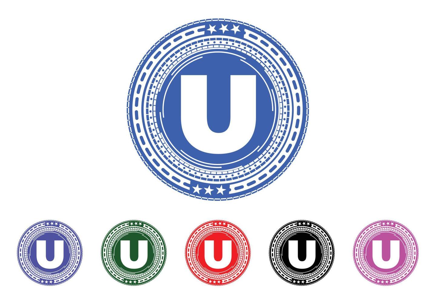 U letter new logo and icon design vector