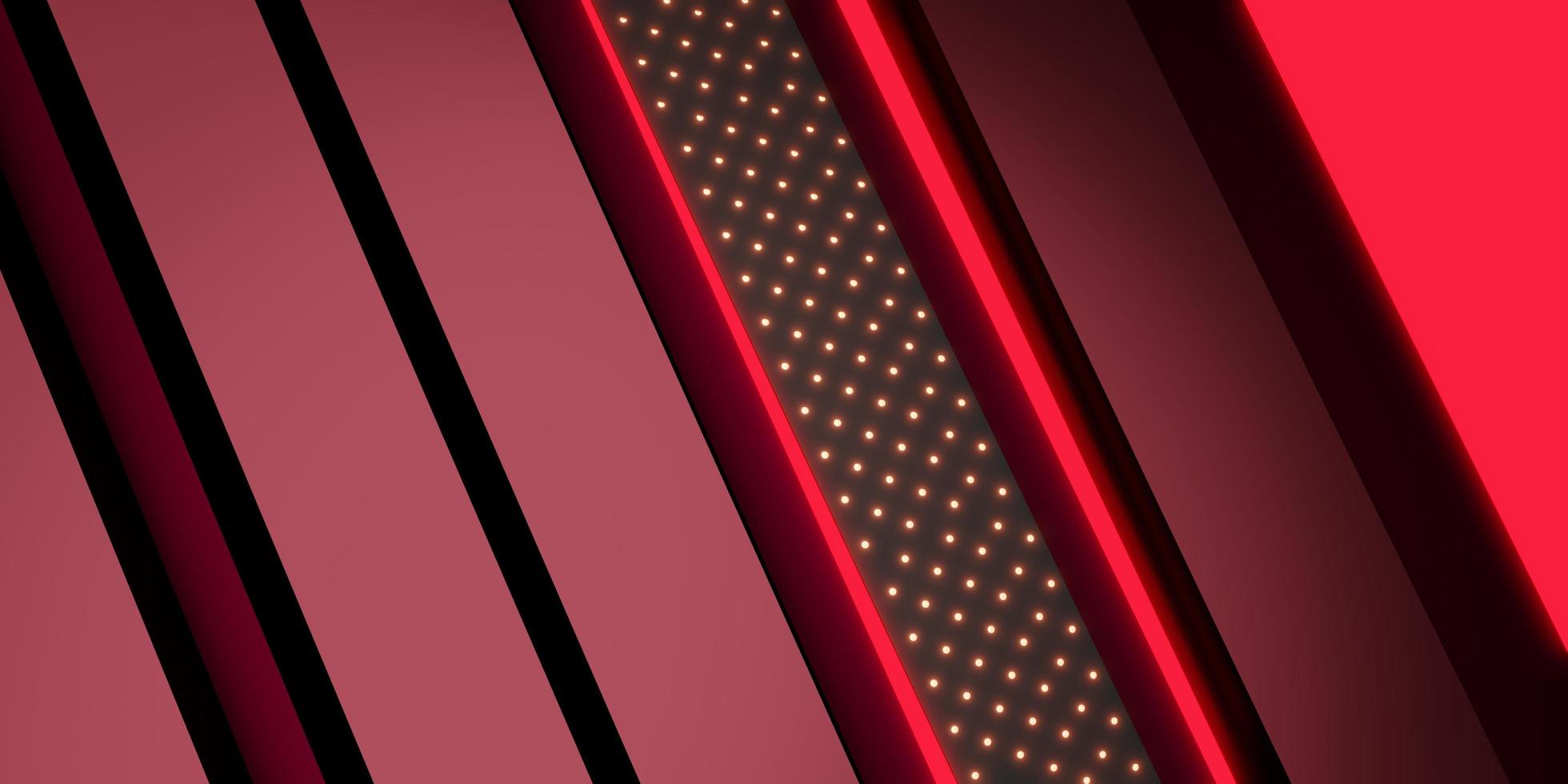 technology background pattern strong powerful black back red abstract 3d illustration photo