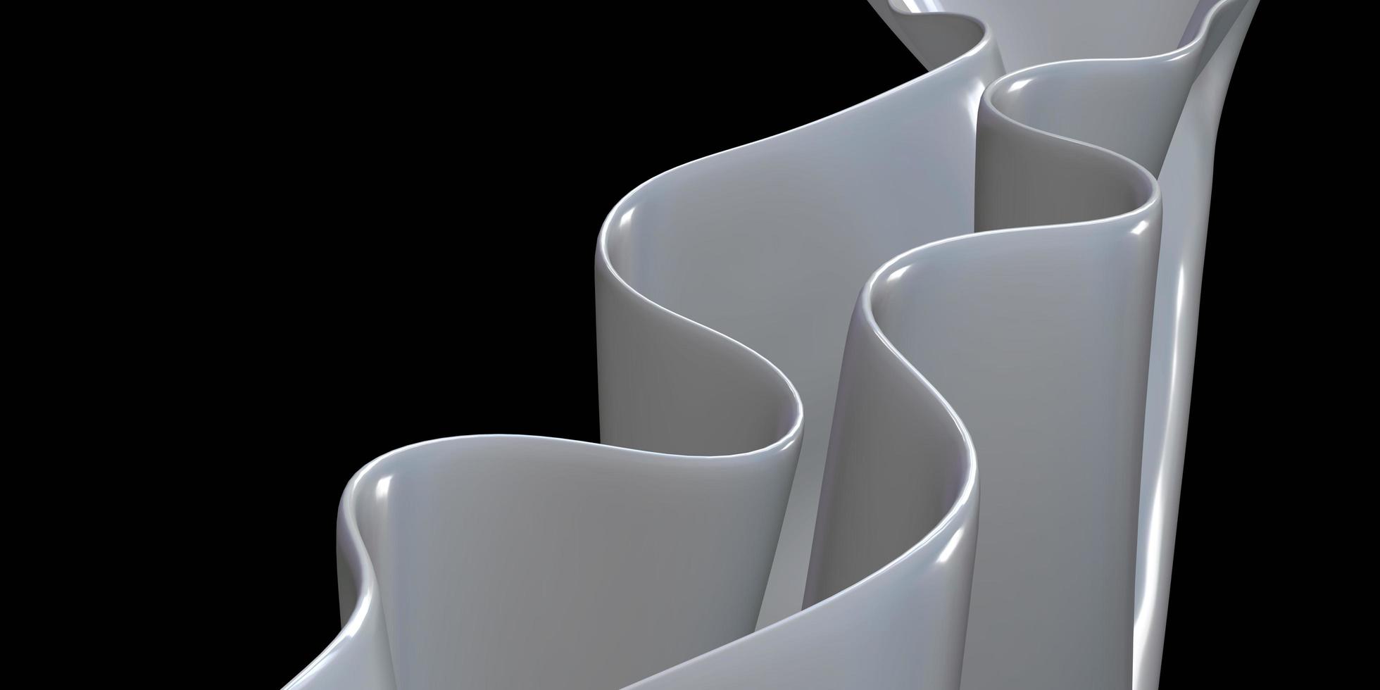 a piece of cloth fluttering reflective ceramic wavy reflecting surface shining photo
