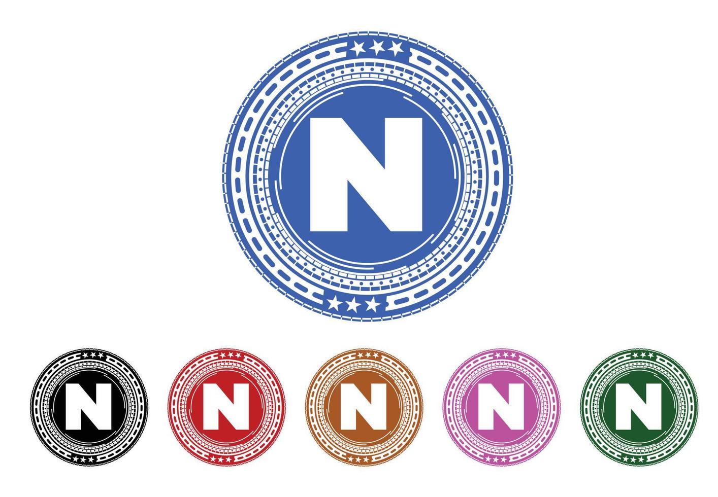 N letter new logo and icon design vector