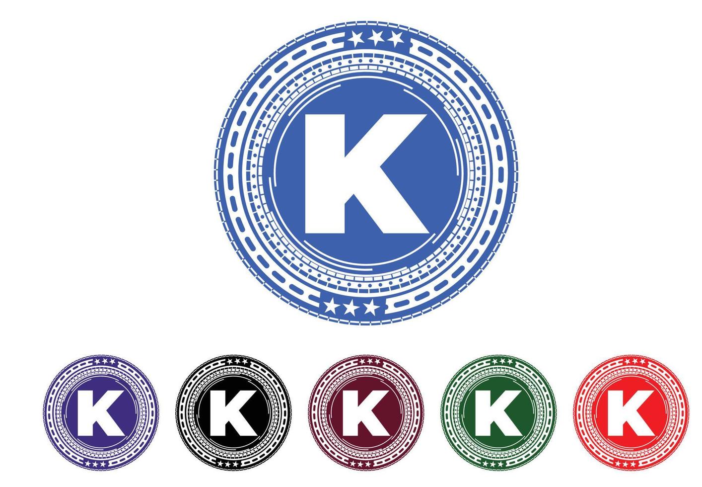 K letter new logo and icon design vector