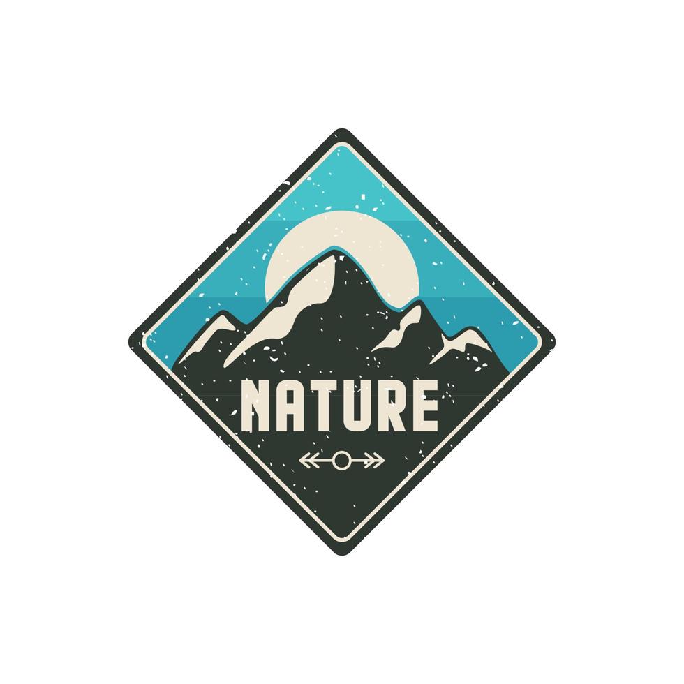 Color logo for adventure or outdoors activities vector