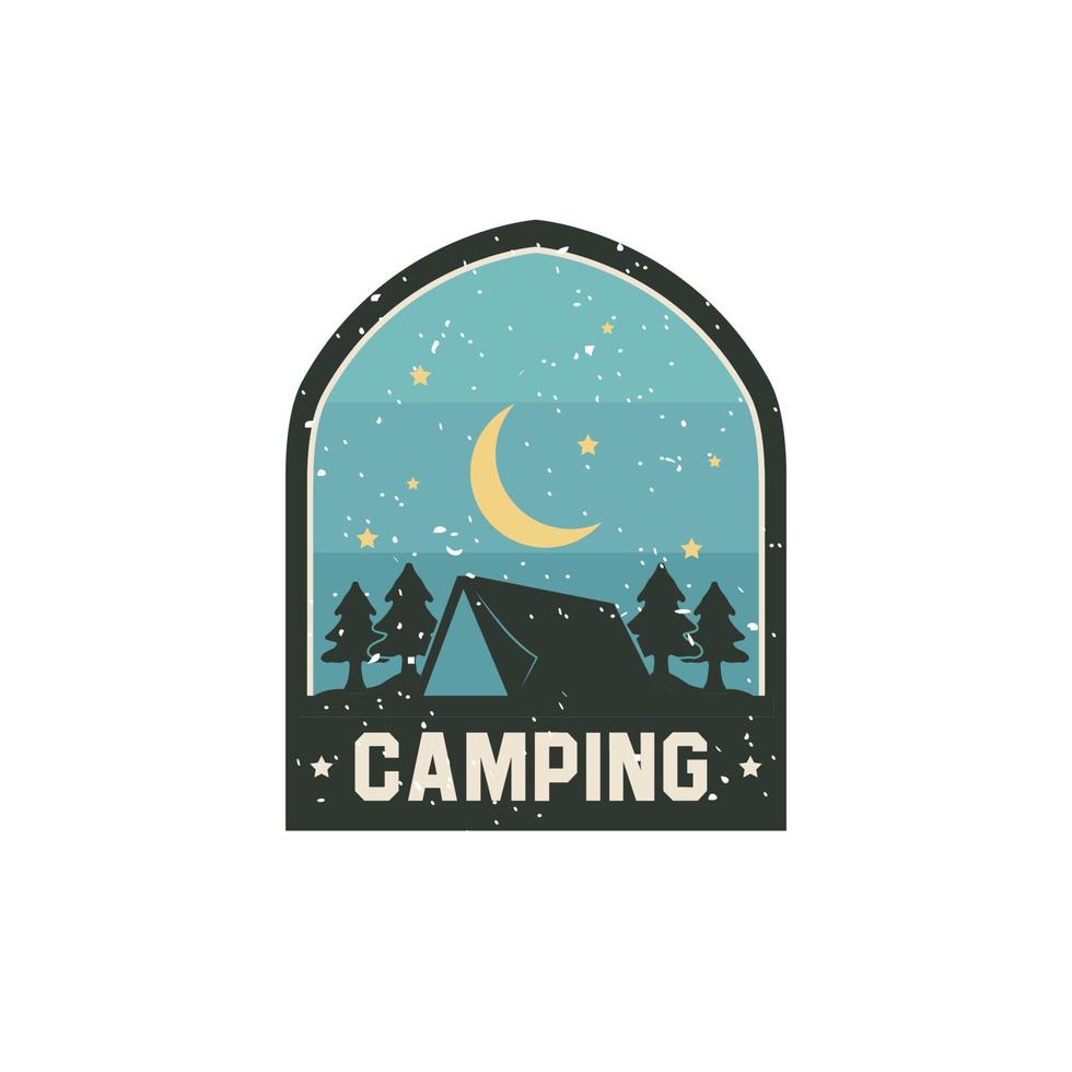 Color logo for adventure or outdoors activities vector