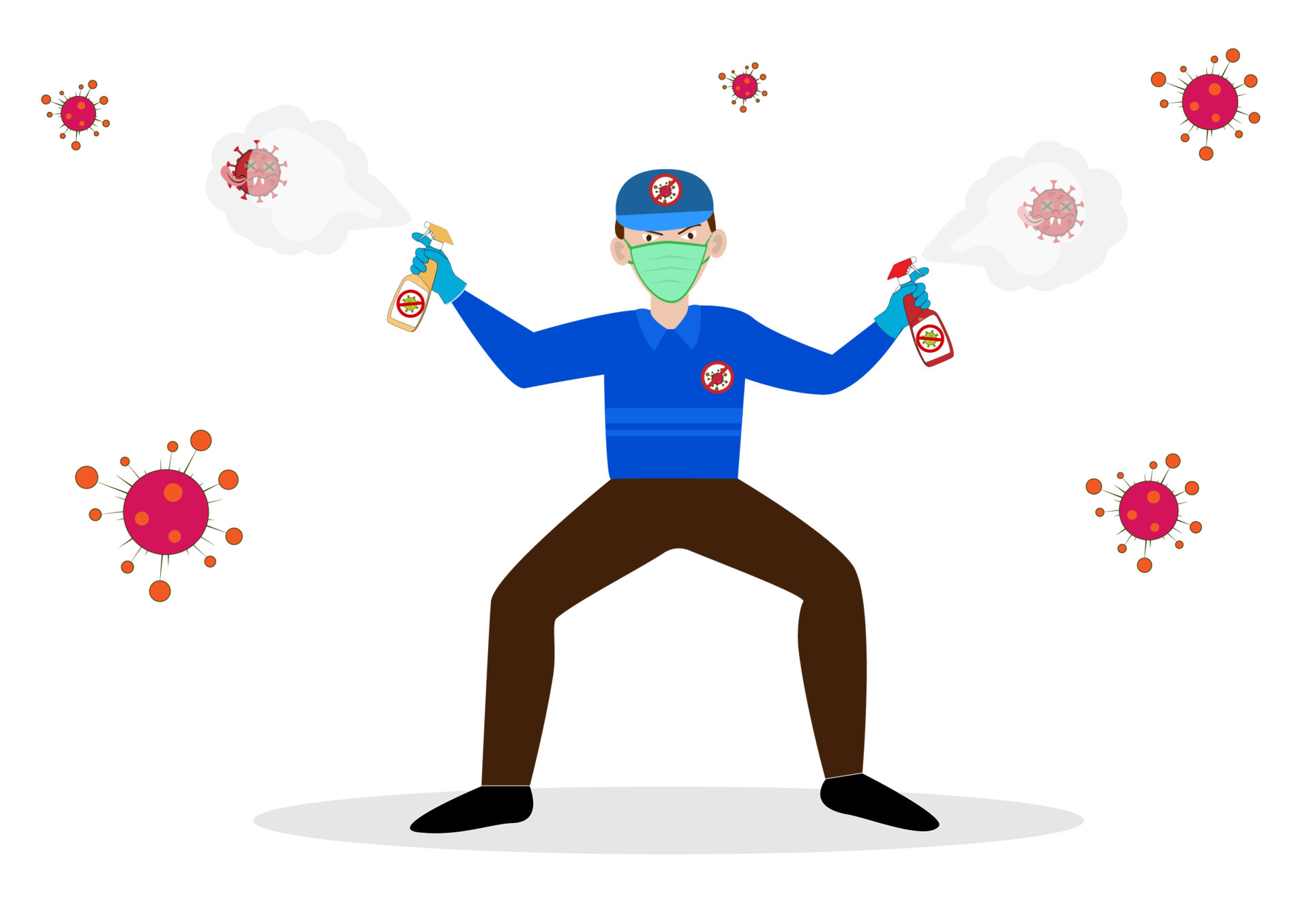 Fighting coronavirus to prevent infection from spreading flat style cartoon illustration vector 5737978 Vector Art at Vecteezy Fighting coronavirus to prevent infection from spreading flat style cartoon illustration vector 5737978 Vector Art at Vecteezy