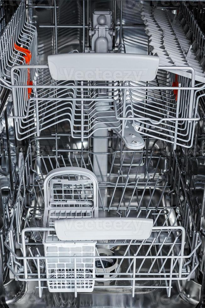 Parts of the dishwasher from the inside. photo