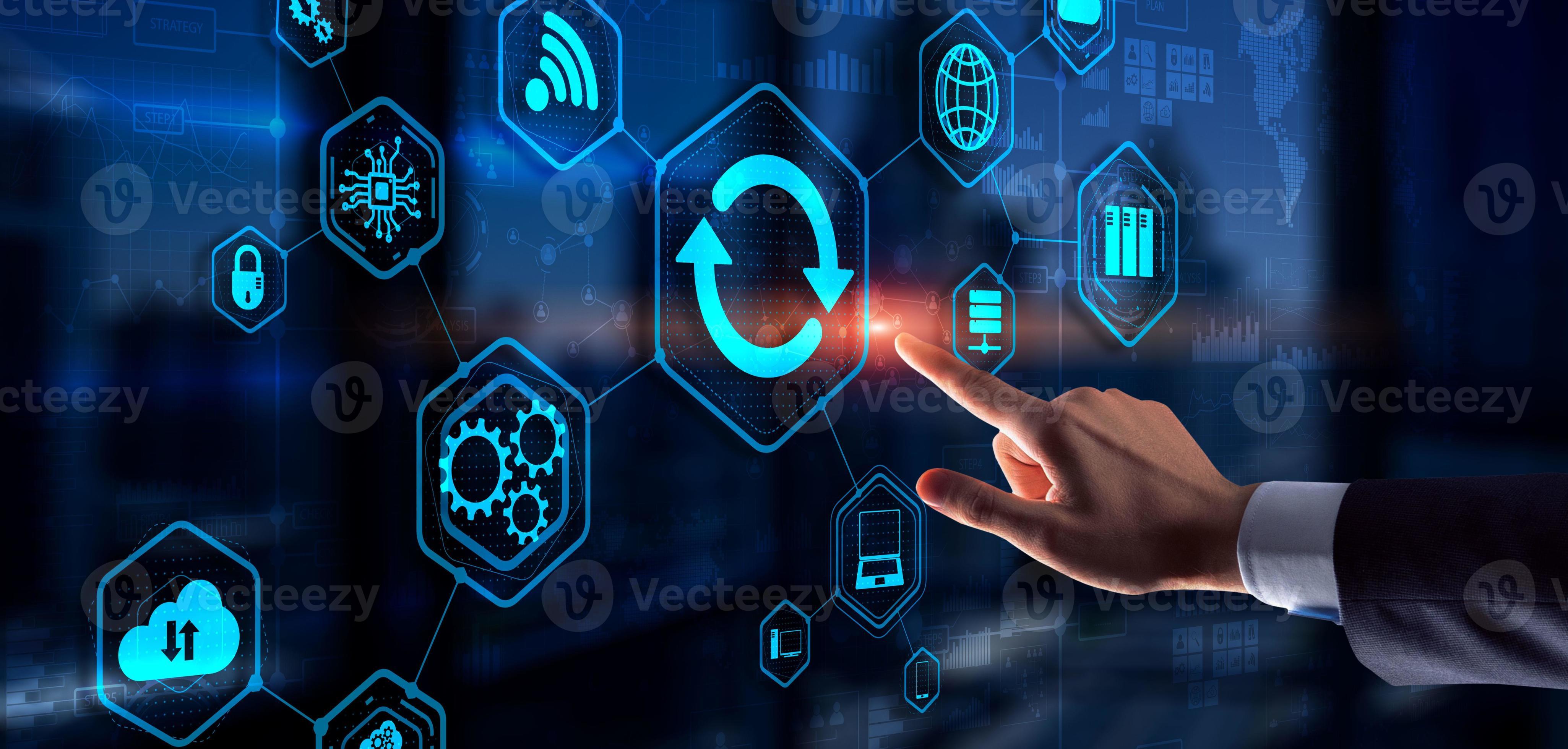 Update Software Application and hardware upgrade concept 2022 5738380 Stock Photo at Vecteezy