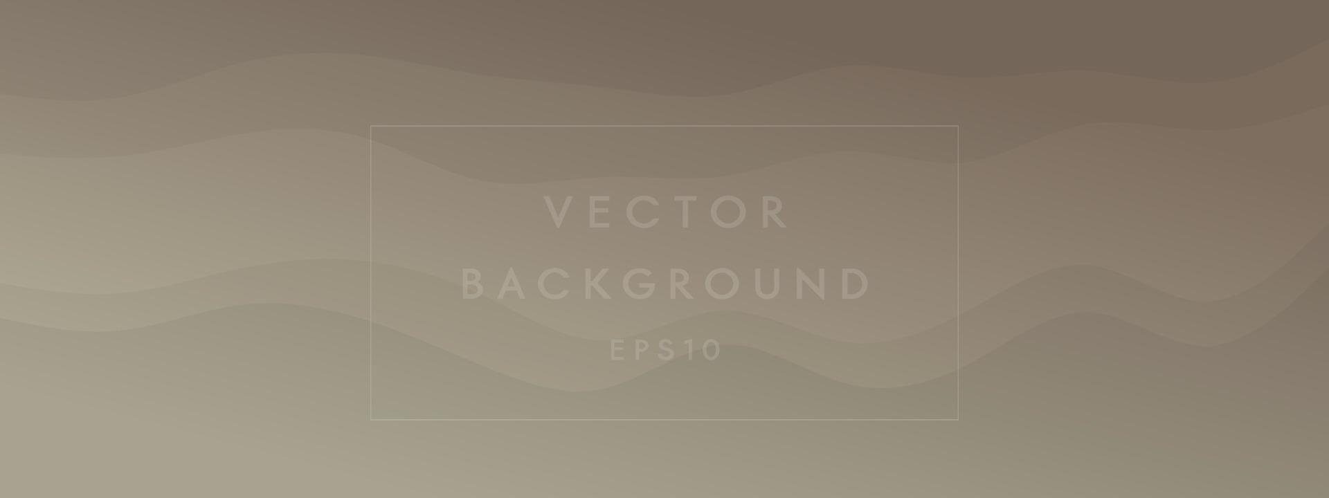 abstract waves fluid shape levels background dark natural pale colors gradient. Trendy template for brochure business card landing page website. vector illustration eps10