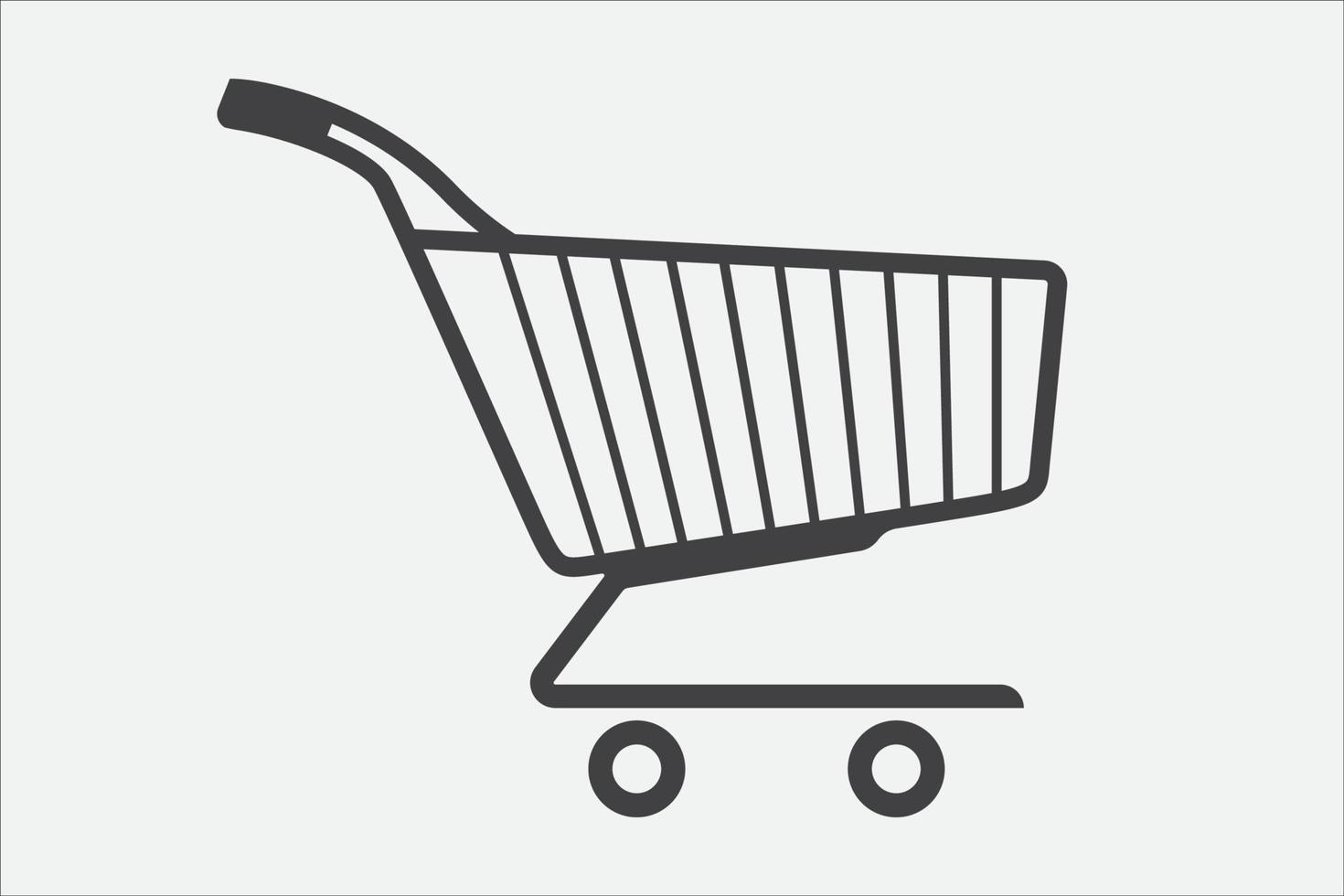 Shopping cart icon vector