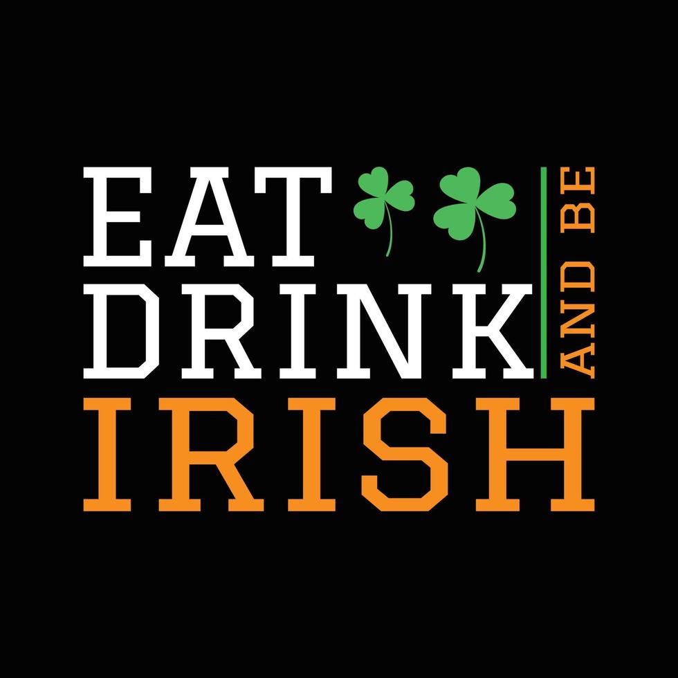 St. Patrick's Day T Shirt Design vector