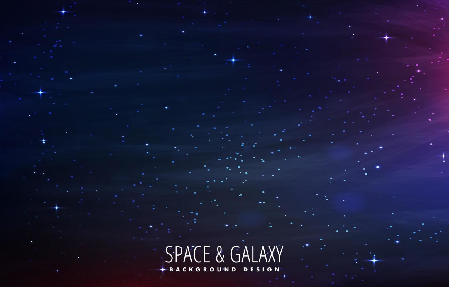 stars filled space background vector illustration