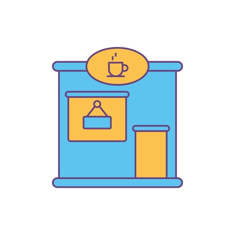 tea coffee house icon vector