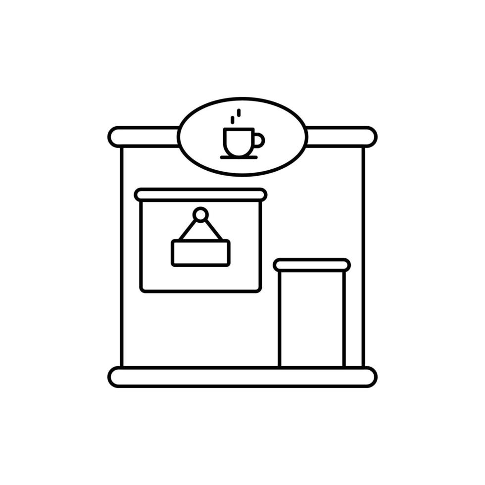 tea coffee house icon vector