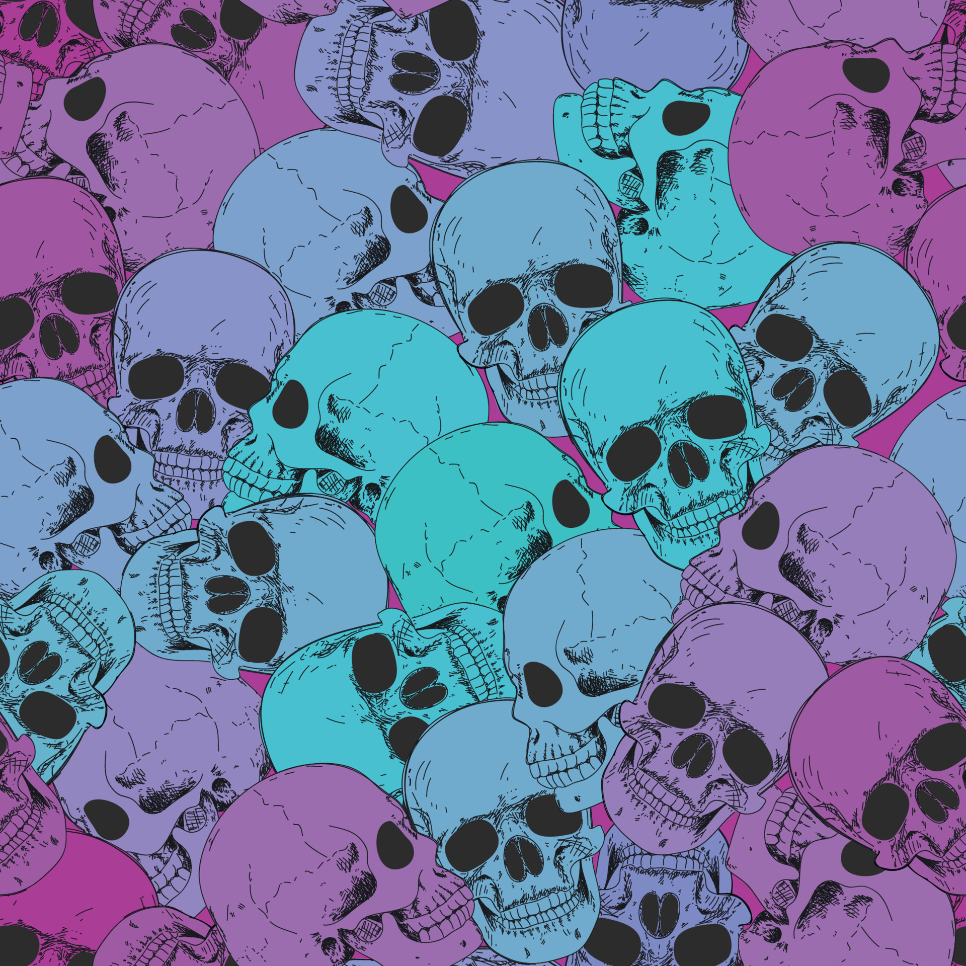 skeleton hands wallpaper with a heartTikTok Search