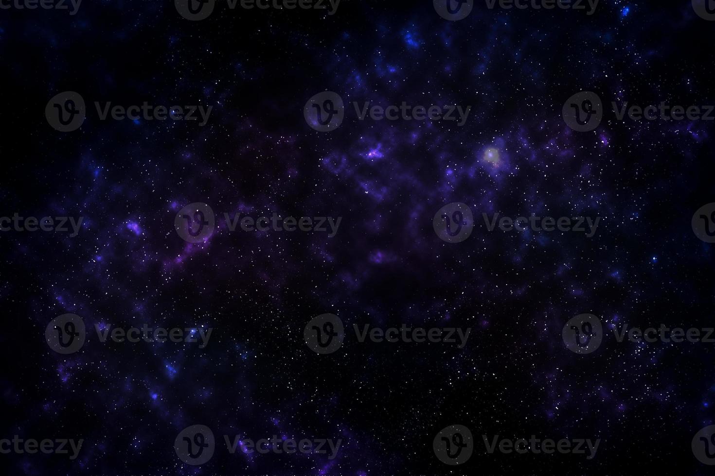 Cosmic background with a nebula and stars. photo