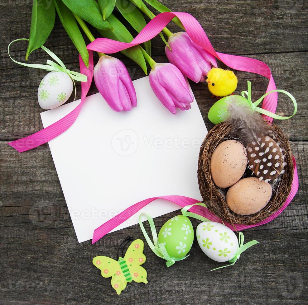 Easter greeting card photo