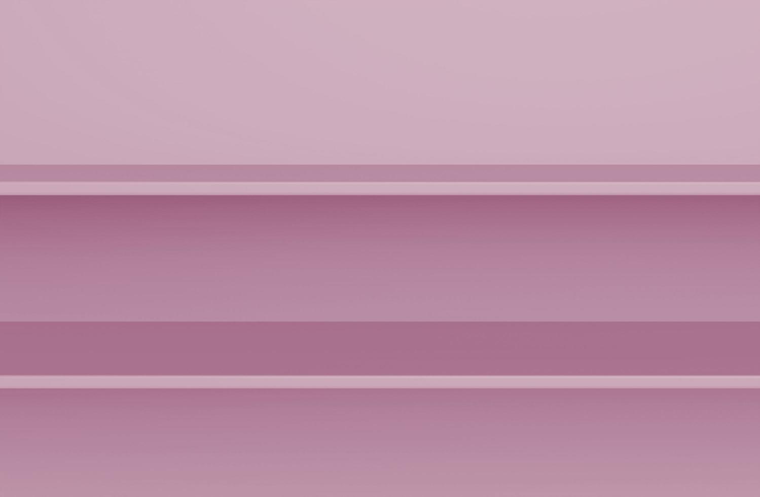 pink basic Rack double floor 3d illustration photo