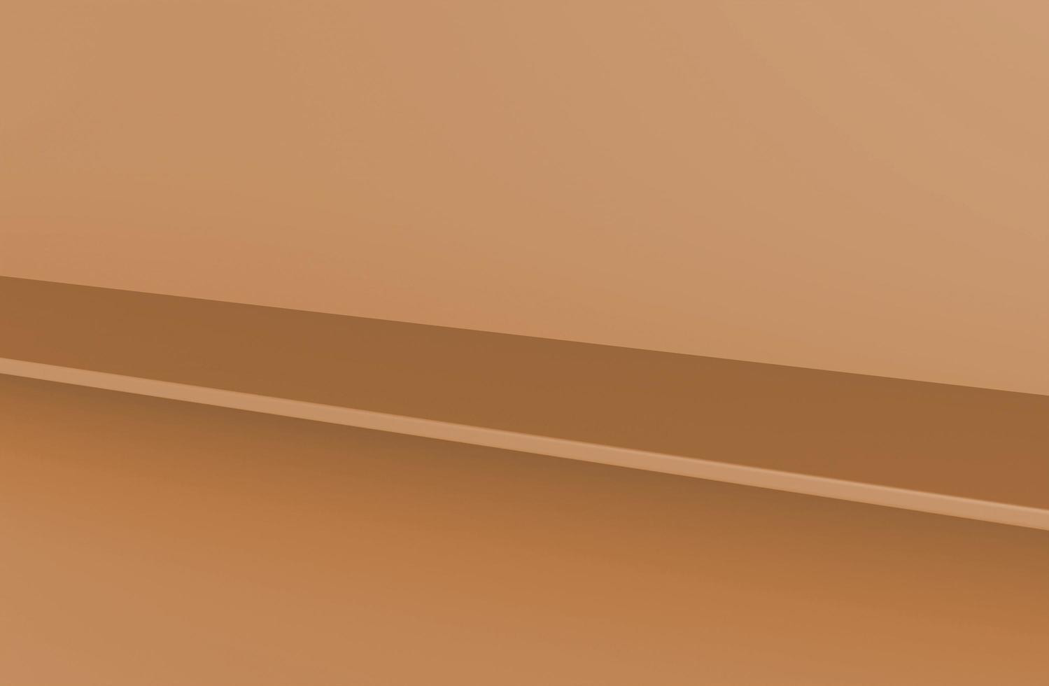 Shelf orange basic mockup presentation show 3d illustration photo