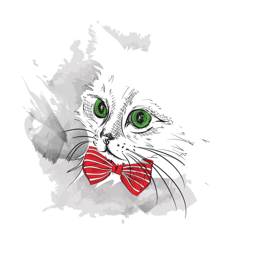 cute cat vector