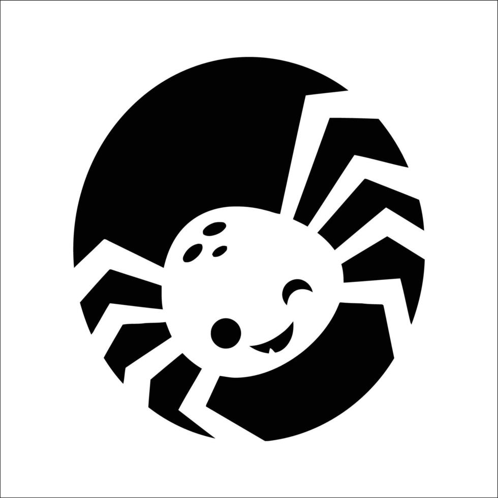 vector de logotipos de araña