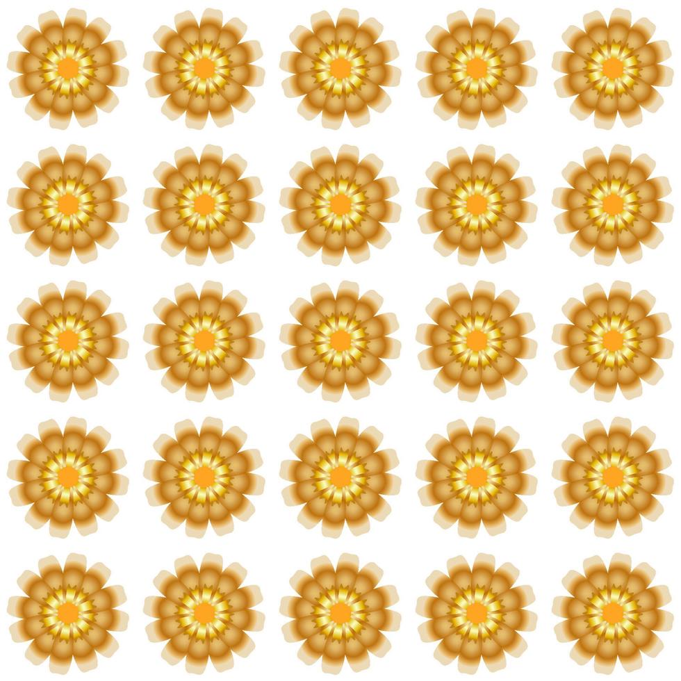 Colored Flowers Pattern vector