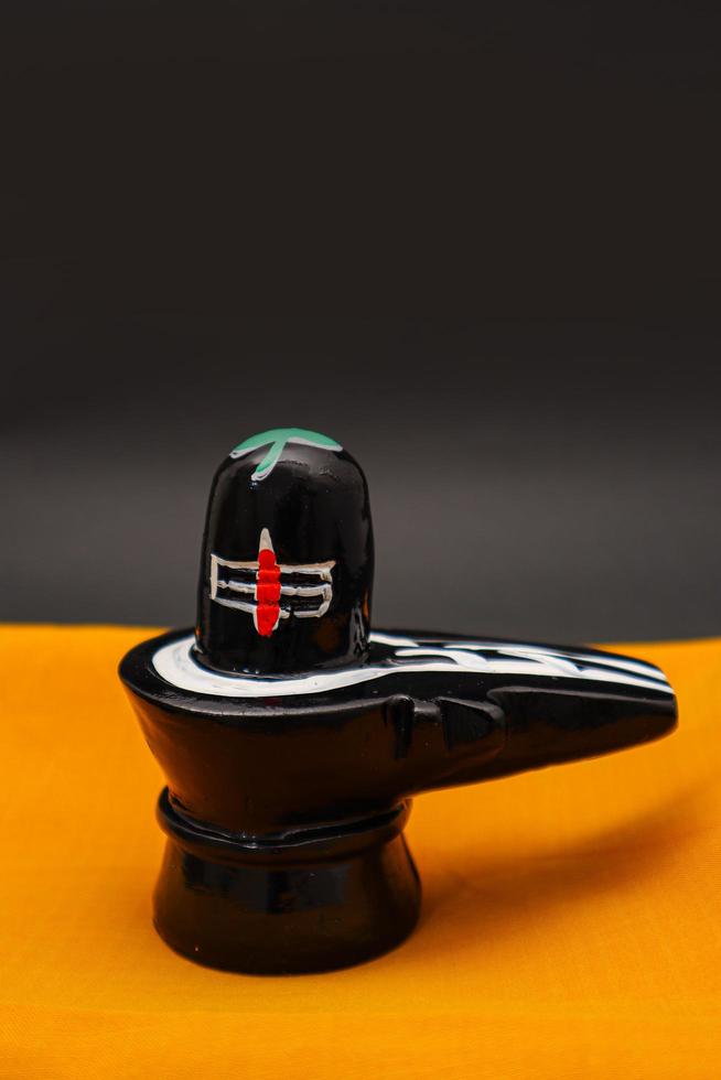 Maha Shivratri Shiva linga Background. photo