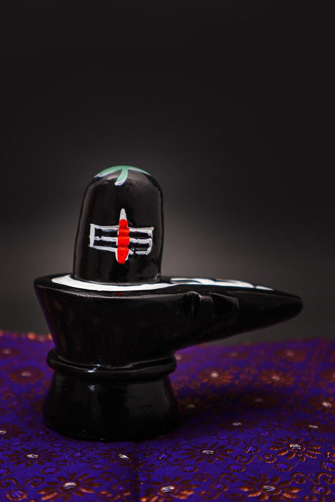 Maha Shivratri Shiva linga Background. photo