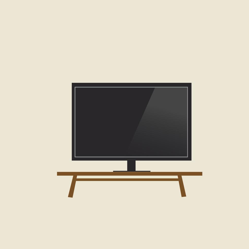 Vector Graphic Illustration of television world
