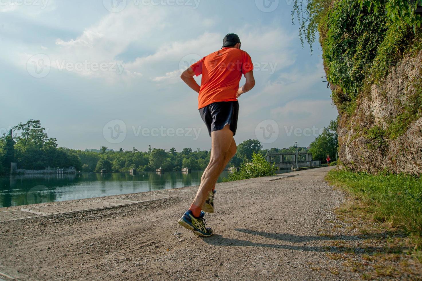 Running to stay fit photo