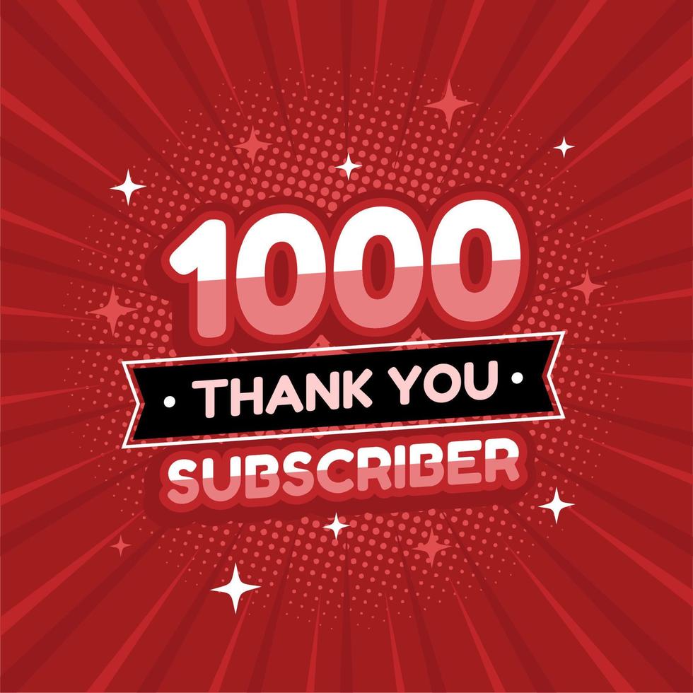 1000 subscribers thank you vector banner. 1000 subscribers thank you vector banner. Thank you 1000 subscribers 1k subscribers celebration. subscribe banner.