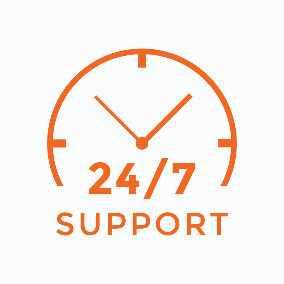 24 hours call center icon vector 247 support icon sign button call center symbol icon template