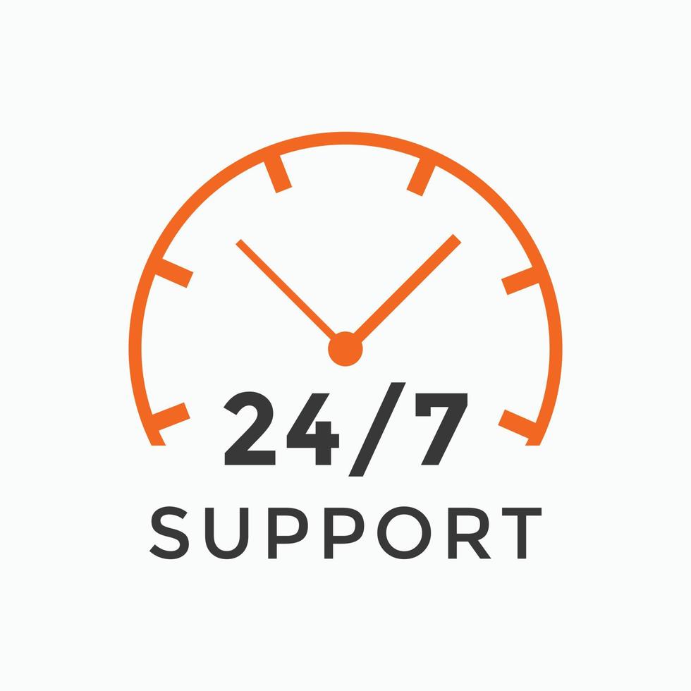 24 hours call center icon vector 247 support icon sign button call center symbol icon template