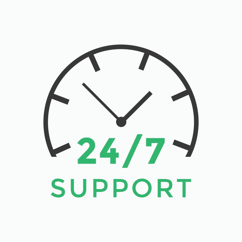 24 hours call center icon vector 247 support icon sign button call center symbol icon template