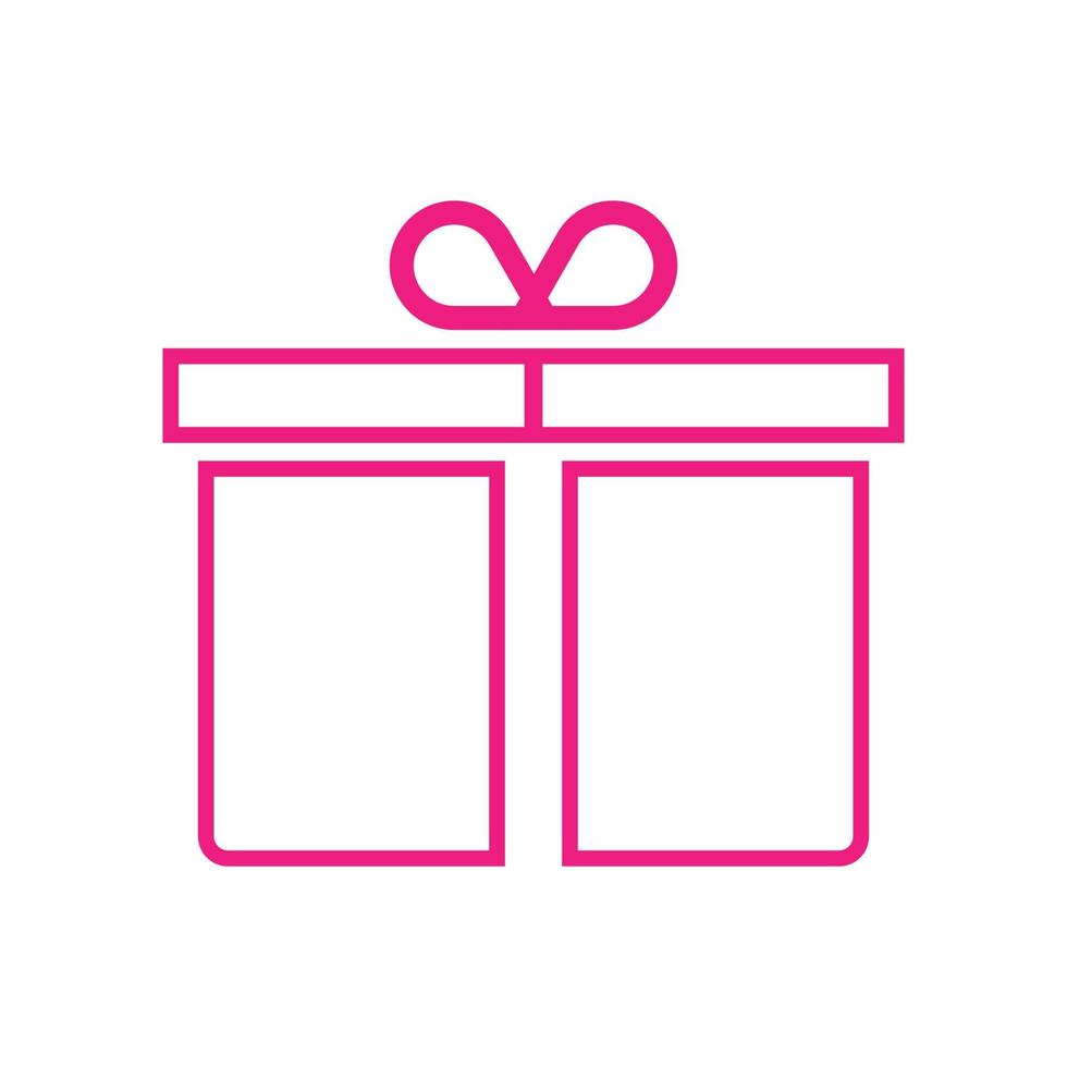 Gift icon sign vector template