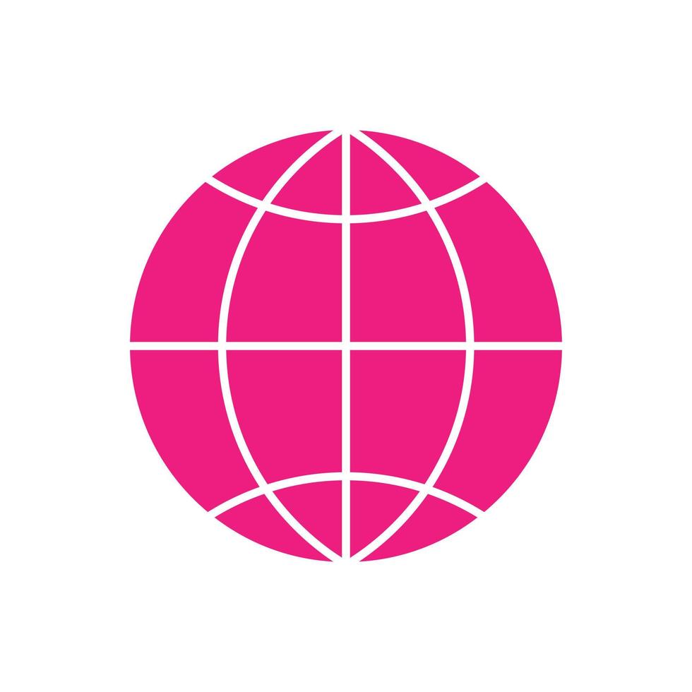 Global icon sign vector template