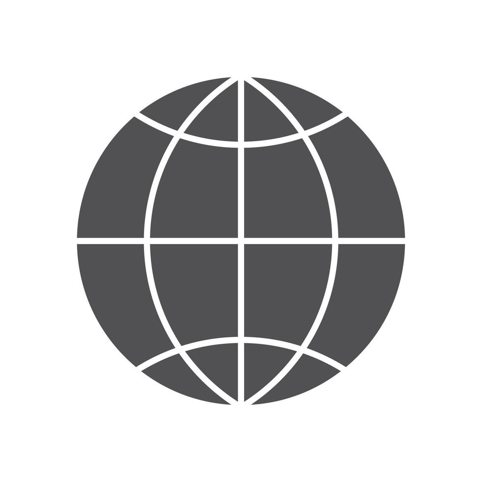 Global icon sign vector template
